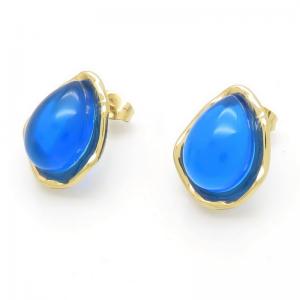 Stainless Steel Stone&Crystal Earring - KE117667-SP