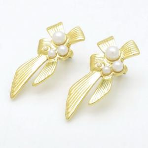 SS Gold-Plating Earring - KE117685-SP