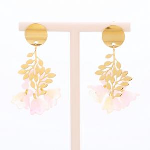 SS Gold-Plating Earring - KE117715-FA