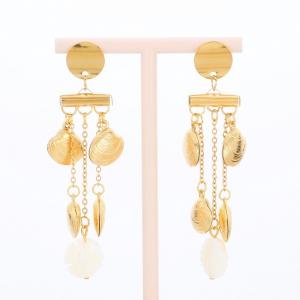 SS Gold-Plating Earring - KE117717-FA