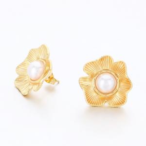 SS Gold-Plating Earring - KE117738-SP