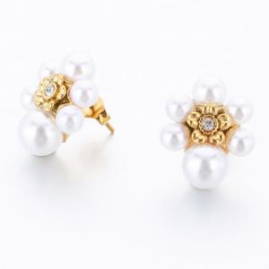 SS Gold-Plating Earring - KE117739-SP