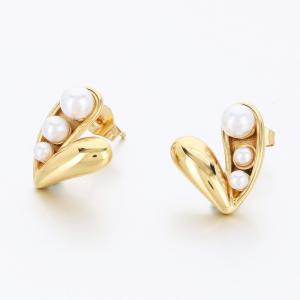 SS Gold-Plating Earring - KE117740-SP