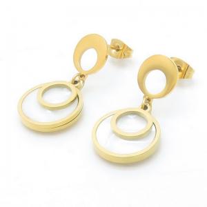 SS Gold-Plating Earring - KE117788-MW