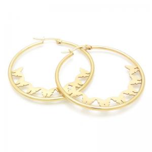 SS Gold-Plating Earring - KE117868-HF