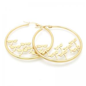 SS Gold-Plating Earring - KE117874-HF