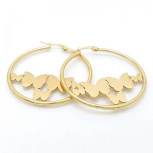 SS Gold-Plating Earring - KE117890-HF