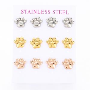 SS Rose Gold-Plating Earring - KE117975-HR