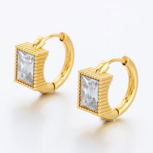 Stainless Steel Stone&Crystal Earring - KE118024-SP