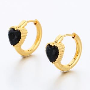 Stainless Steel Stone&Crystal Earring - KE118028-SP