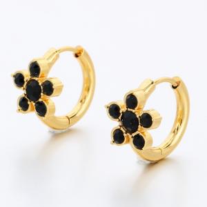 Stainless Steel Stone&Crystal Earring - KE118032-SP