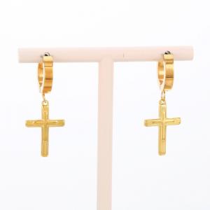 SS Gold-Plating Earring - KE118058-SP