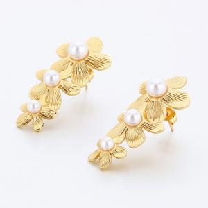 SS Gold-Plating Earring - KE118062-SP