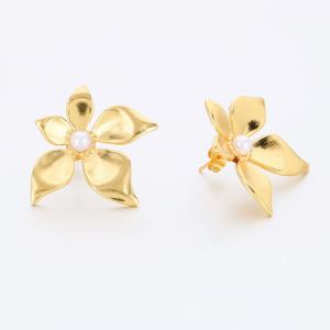 SS Gold-Plating Earring - KE118063-SP