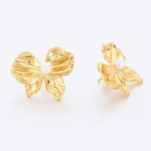 SS Gold-Plating Earring - KE118066-SP