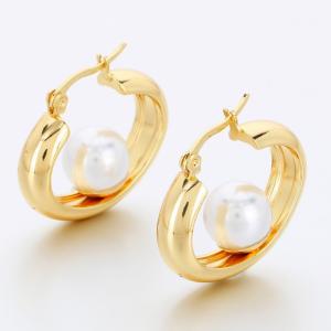 SS Gold-Plating Earring - KE118068-SP