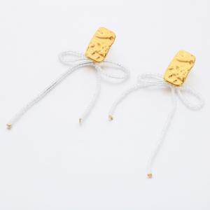 SS Gold-Plating Earring - KE118075-SP