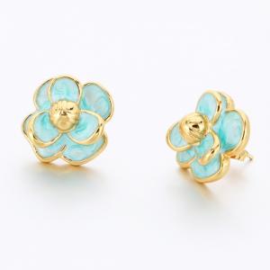 SS Gold-Plating Earring - KE118117-SP