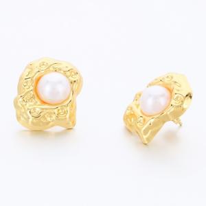 SS Gold-Plating Earring - KE118127-SP