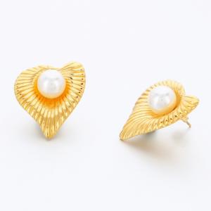 SS Gold-Plating Earring - KE118140-SP