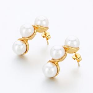 SS Gold-Plating Earring - KE118143-SP