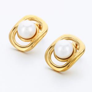 SS Gold-Plating Earring - KE118145-SP