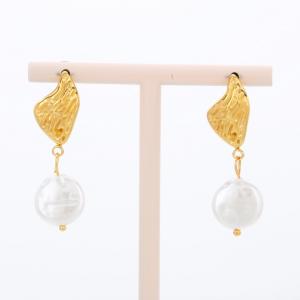 SS Gold-Plating Earring - KE118155-SP