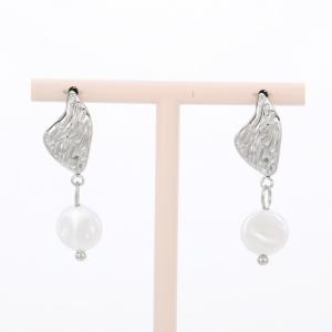 Stainless Steel Earring - KE118156-SP