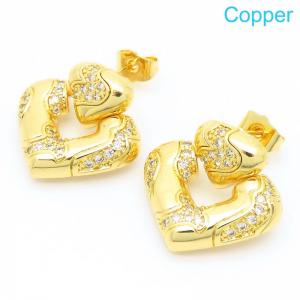 Copper Earring - KE118248-QJ