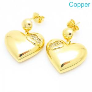 Copper Earring - KE118252-QJ