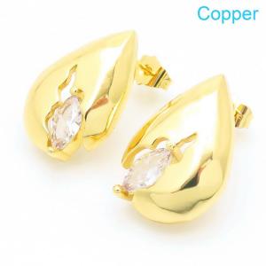 Copper Earring - KE118260-QJ