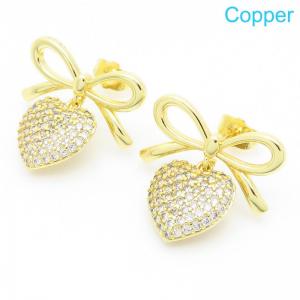 Copper Earring - KE118266-QJ