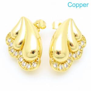 Copper Earring - KE118274-QJ