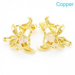 Copper Earring - KE118278-QJ