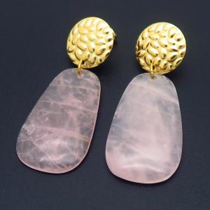 SS Gold-Plating Earring - KE118479-FA