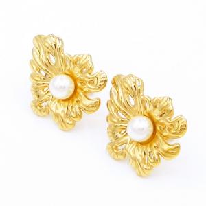 SS Gold-Plating Earring - KE118581-HR