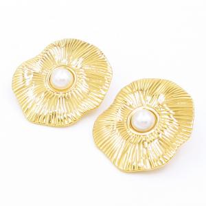 SS Gold-Plating Earring - KE118587-HR