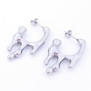 Stainless Steel Earring - KE118593-HR