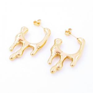 SS Gold-Plating Earring - KE118594-HR