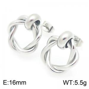 Stainless Steel Earring - KE118640-KFC