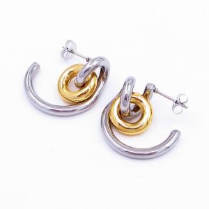 SS Gold-Plating Earring - KE118694-SP