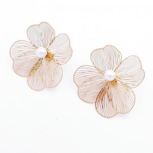 SS Gold-Plating Earring - KE118703-SP