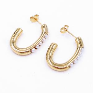 SS Gold-Plating Earring - KE118708-SP