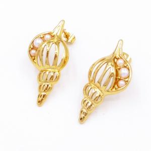 SS Gold-Plating Earring - KE118711-SP