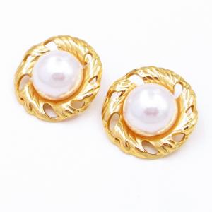 SS Gold-Plating Earring - KE118716-SP