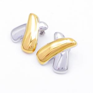 SS Gold-Plating Earring - KE118750-SP