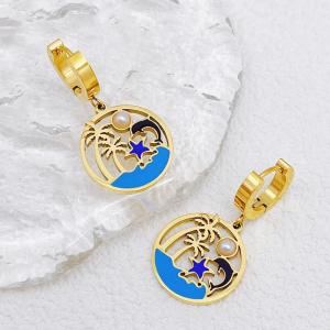 SS Gold-Plating Earring - KE118797-SXSJ