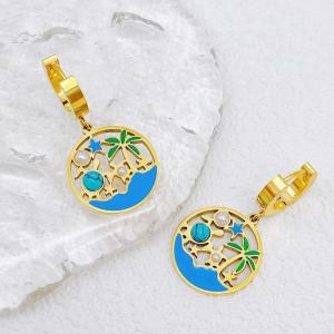 SS Gold-Plating Earring - KE118800-SXSJ