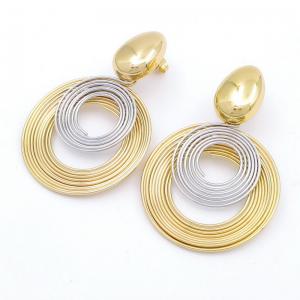 SS Gold-Plating Earring - KE118882-SP