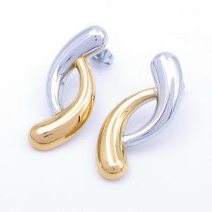 SS Gold-Plating Earring - KE118896-SP